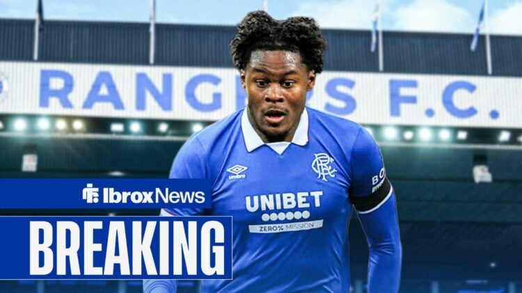 Rangers target Tochi Chukwuani in a Gers shirt.