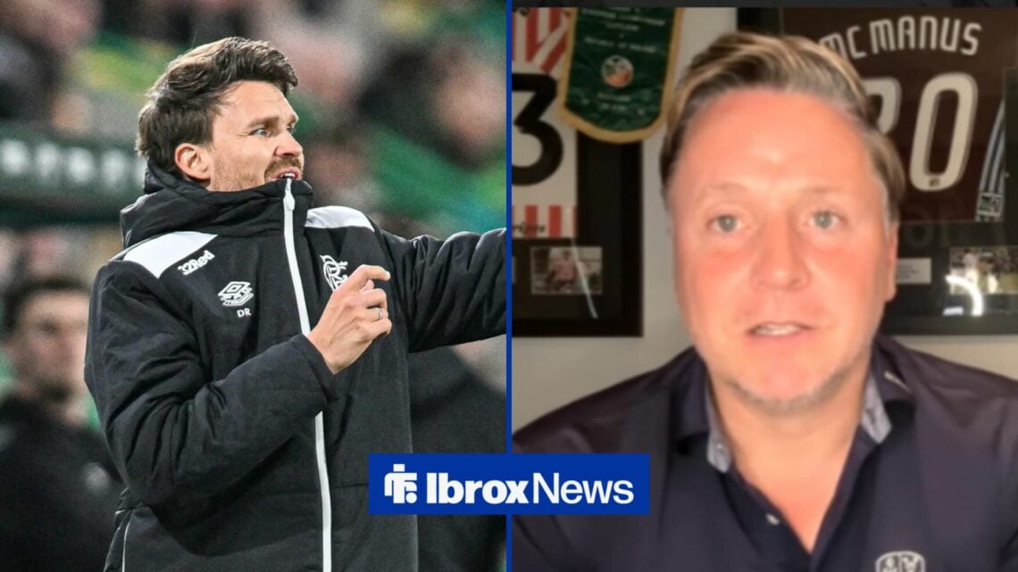 Danny Rohl and Tam McManus in a split image