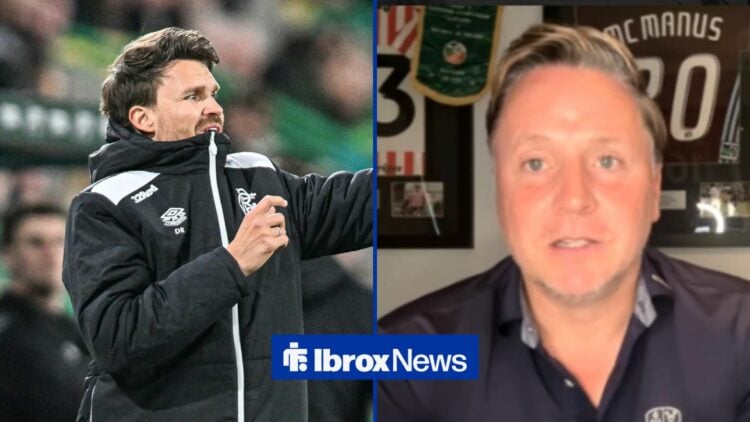 Danny Rohl and Tam McManus in a split image