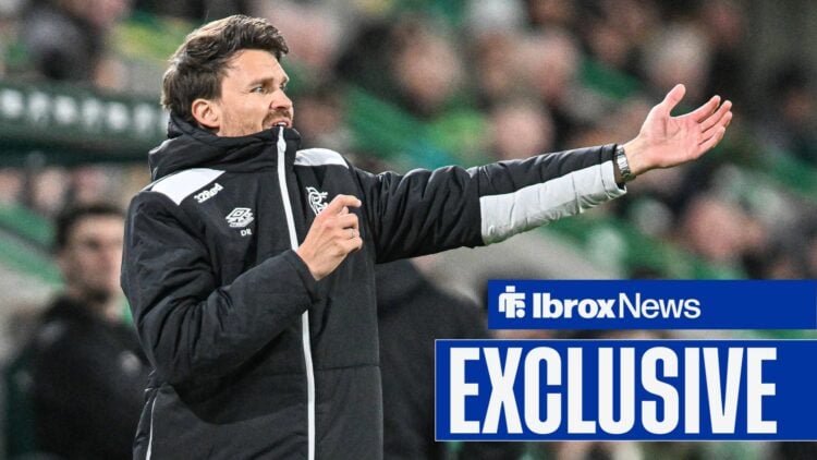 Danny Rohl biting his jacket