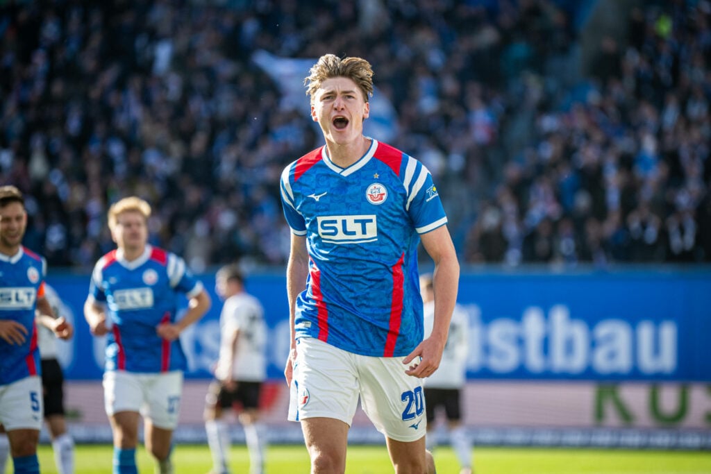 Hansa Rostock striker Ryan Naderi