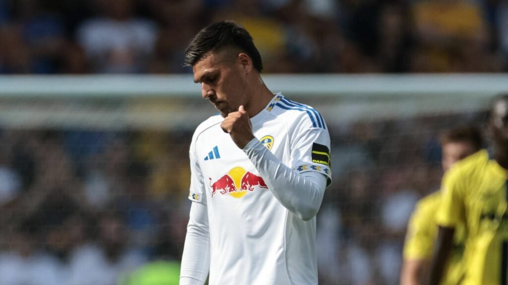 Joel Piroe in action for Leeds