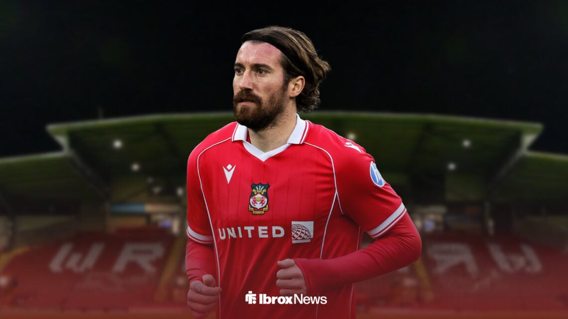 Joe Rothwell in a Wrexham kit