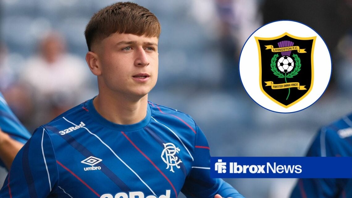 Rangers v Celtic, Scottish Premiership at Ibrox Stadium, Glasgow, Scotland on 31 August 2025: Pictured: Mikey Moore Rangers Glasgow Ibrox Stadium