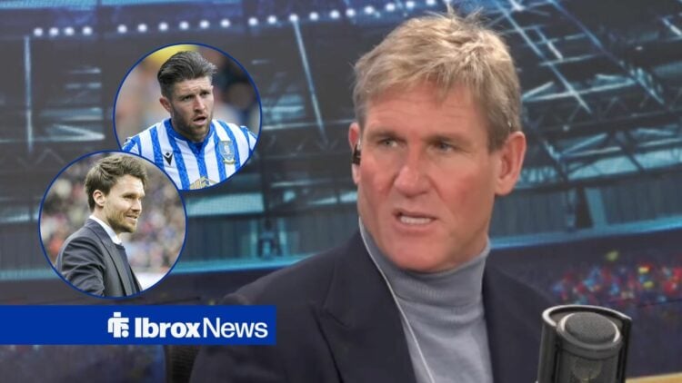 Simon Jordan alongside two circle insets of Danny Rohl and Josh Windass.