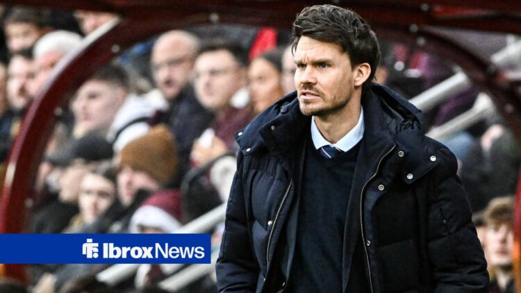 Heart of Midlothian v Rangers William Hill Premiership Manager Danny Rohl of Rangers