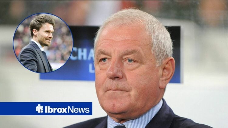 Danny Rohl inset and ex-Rangers boss Walter Smith