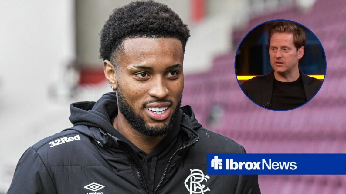 Youssef Chermiti and a circular inset of Michael Stewart