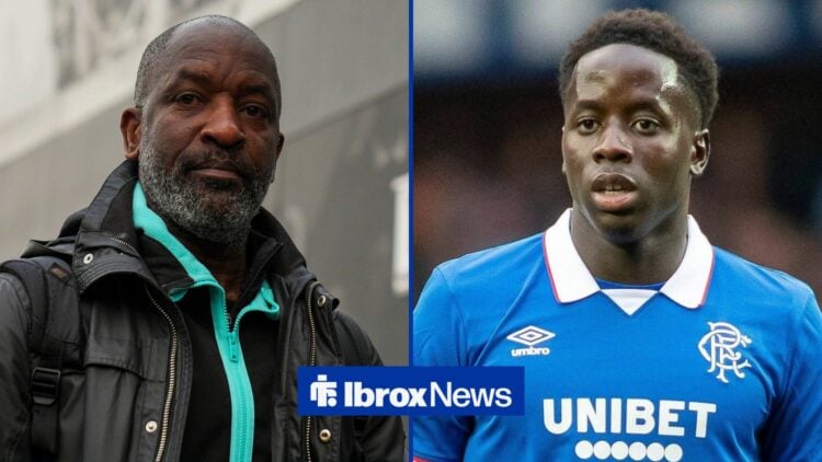 Chris Powell and Djeidi Gassama stood alongside each other.