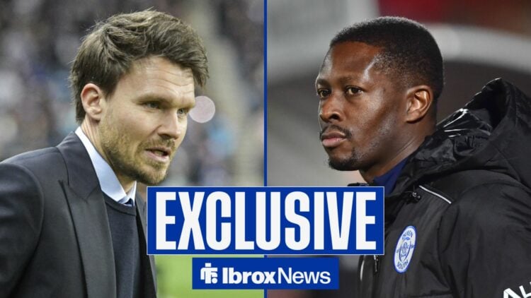 Danny Rohl looking towards Marvin Bartley