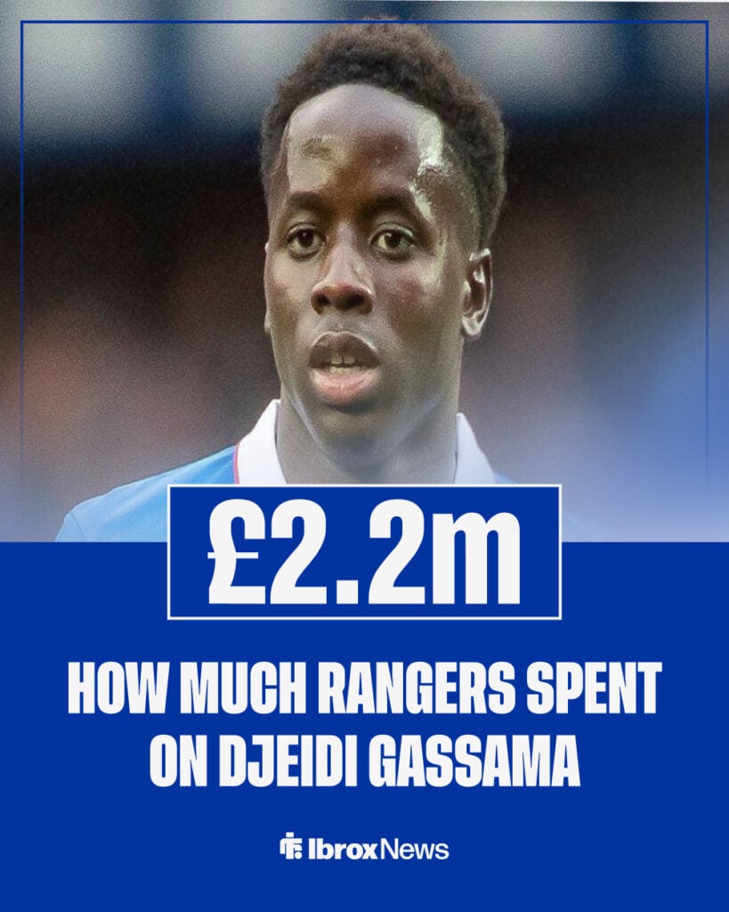 What Rangers spent on Djeidi Gassama