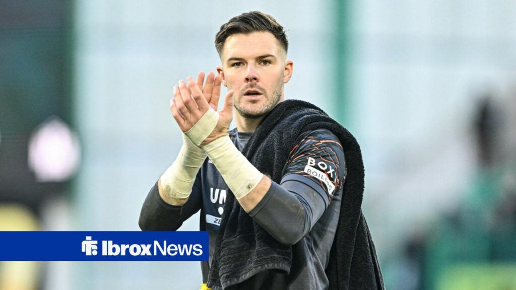 Jack Butland and one other Rangers player react to Ibrox exit news today
