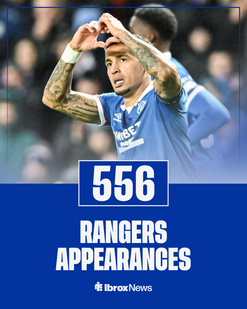 James Tavernier Rangers stats
