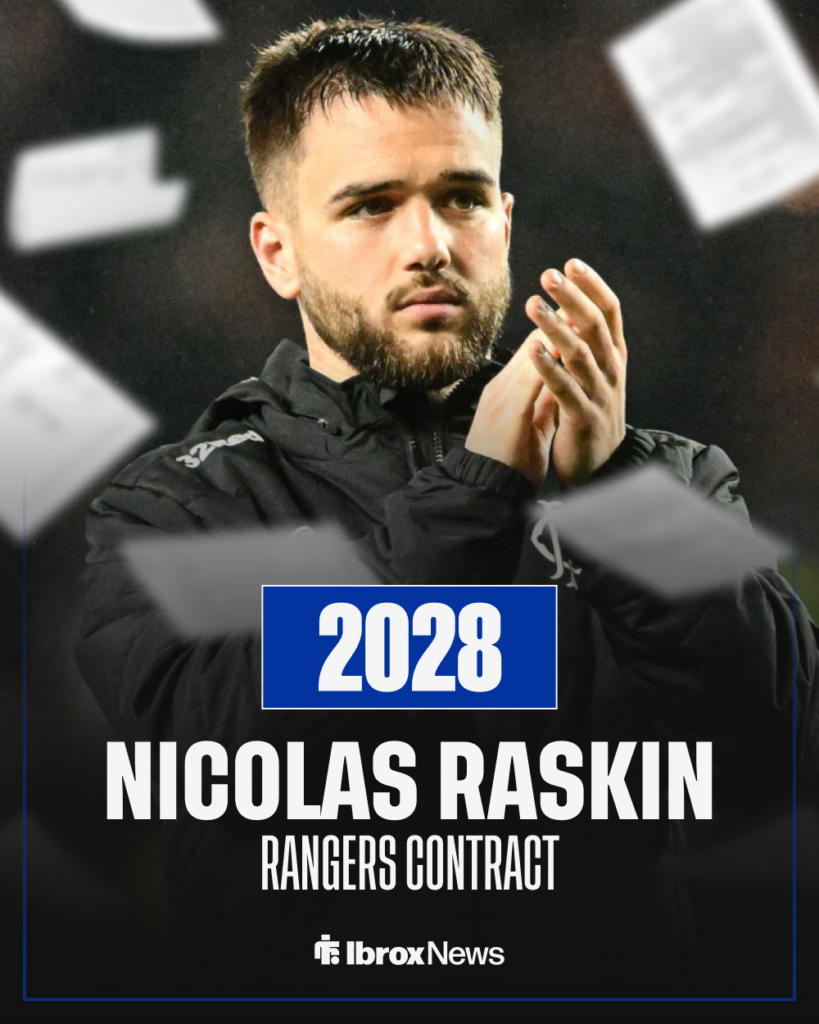 Nico Raskin Rangers contract