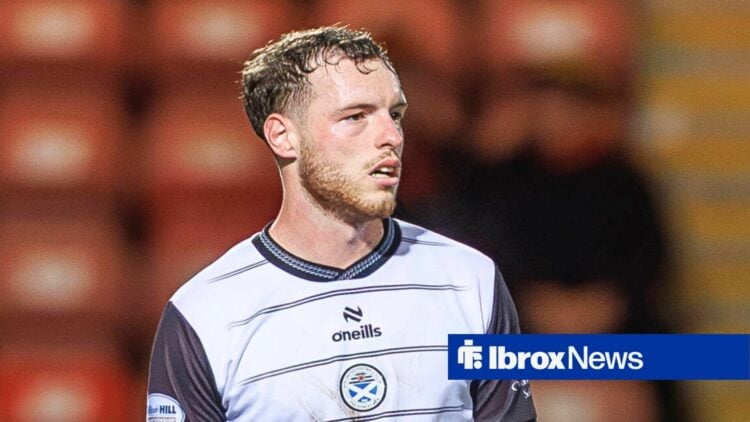 Rangers defender Leon King playing on loan at Ayr United