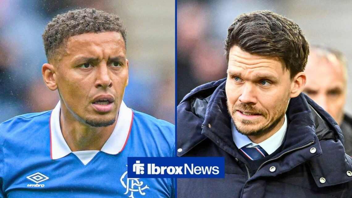 Split image of Rangers right-back James Tavernier and Danny Rohl
