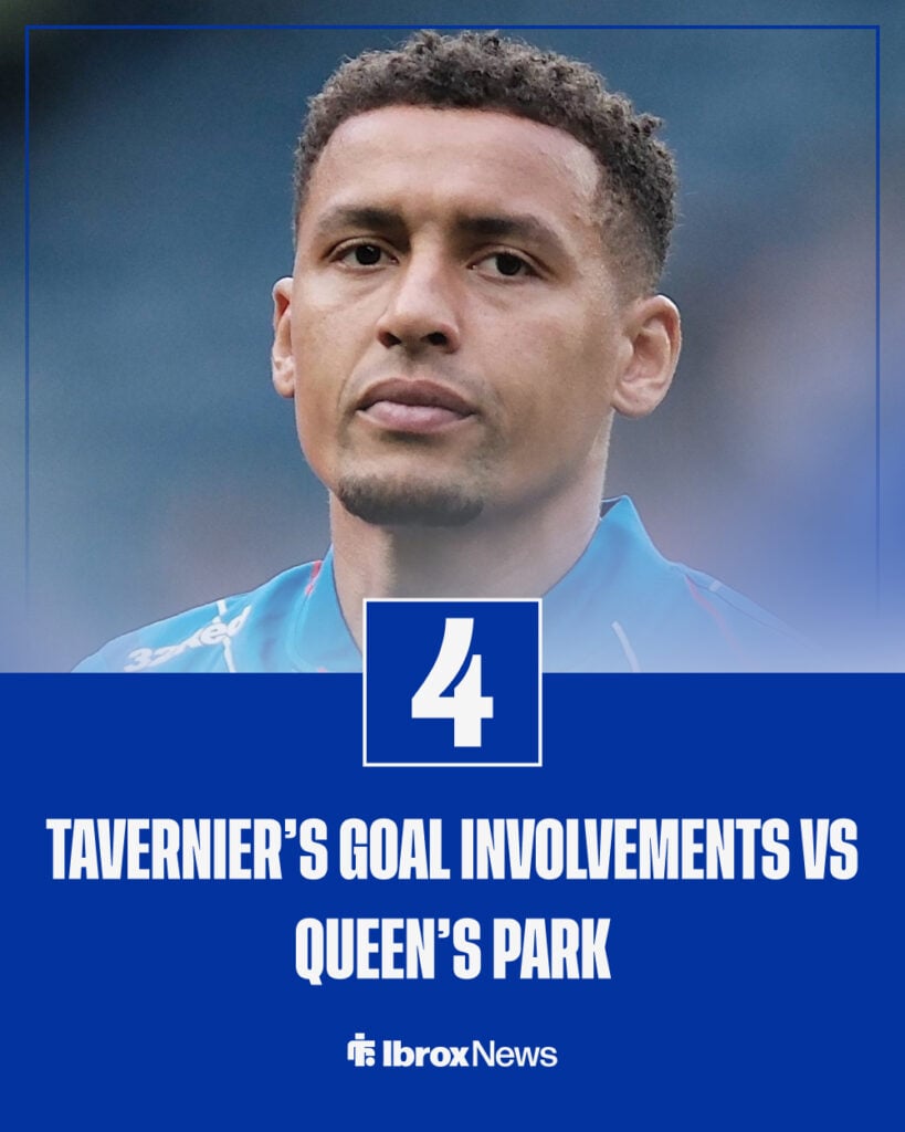 Tavernier performance vs Queen's Park.