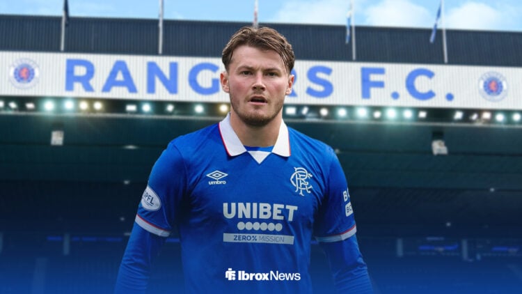 Nathan Patterson in Rangers kit