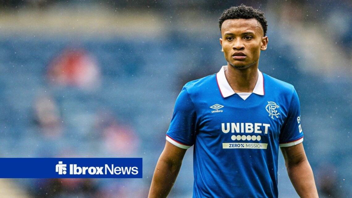 Rangers v Club Brugge Pre-Season Friendly Oscar Cortes of Rangers during the Pre-Season Friendly match at Ibrox Stadium, Glasgow