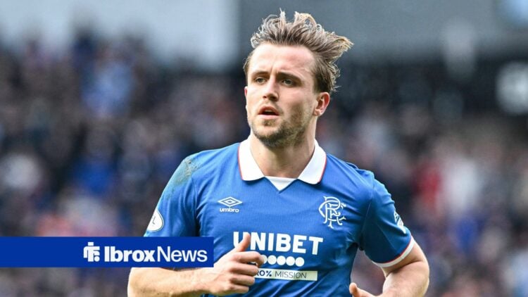 Tuur Rommens in action for Rangers