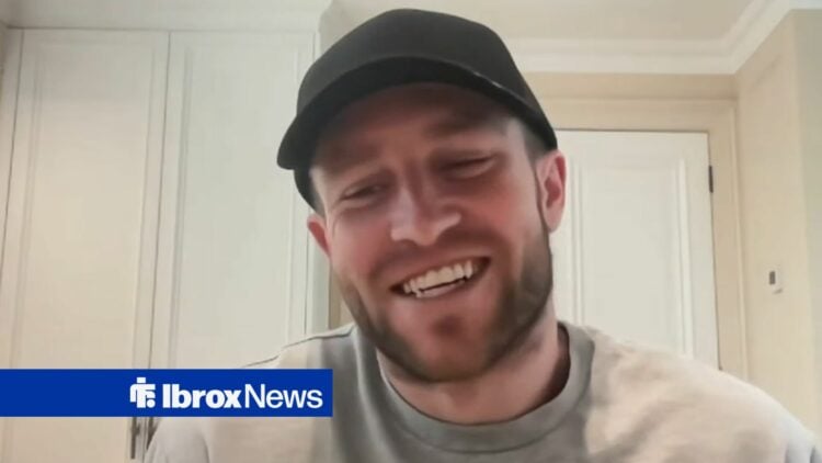 Josh Windass laughing on talkSPORT