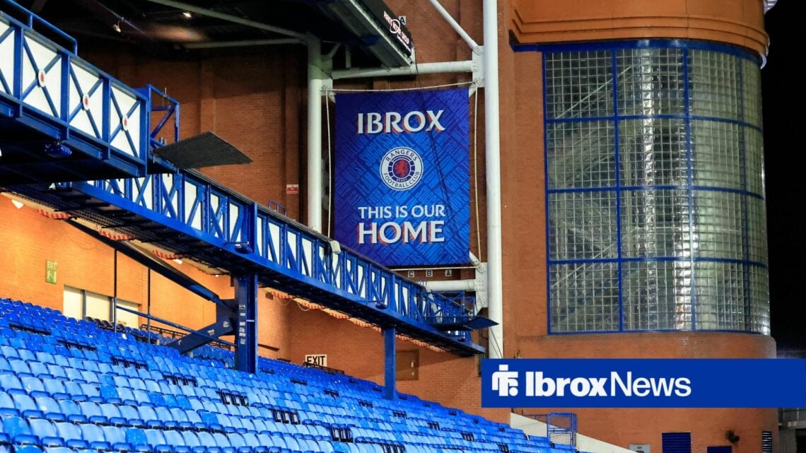 Rangers Women v Celtic Women Scottish Womens Premier League 1 General view of Ibrox Stadium during the Scottish Womens Premier League 1 match at Ib...