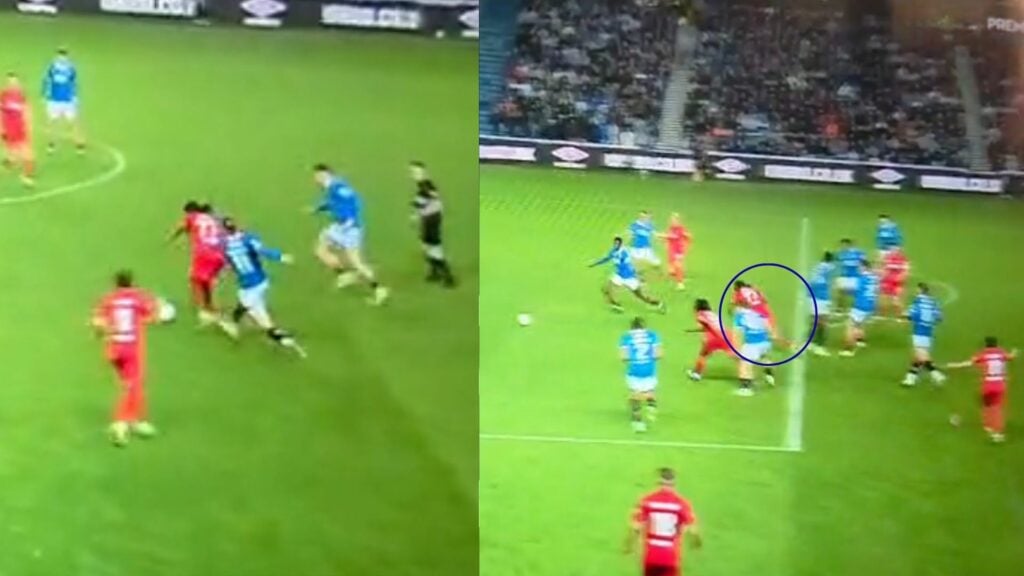 Emmanuel Gyamfi Rangers vs Aberdeen