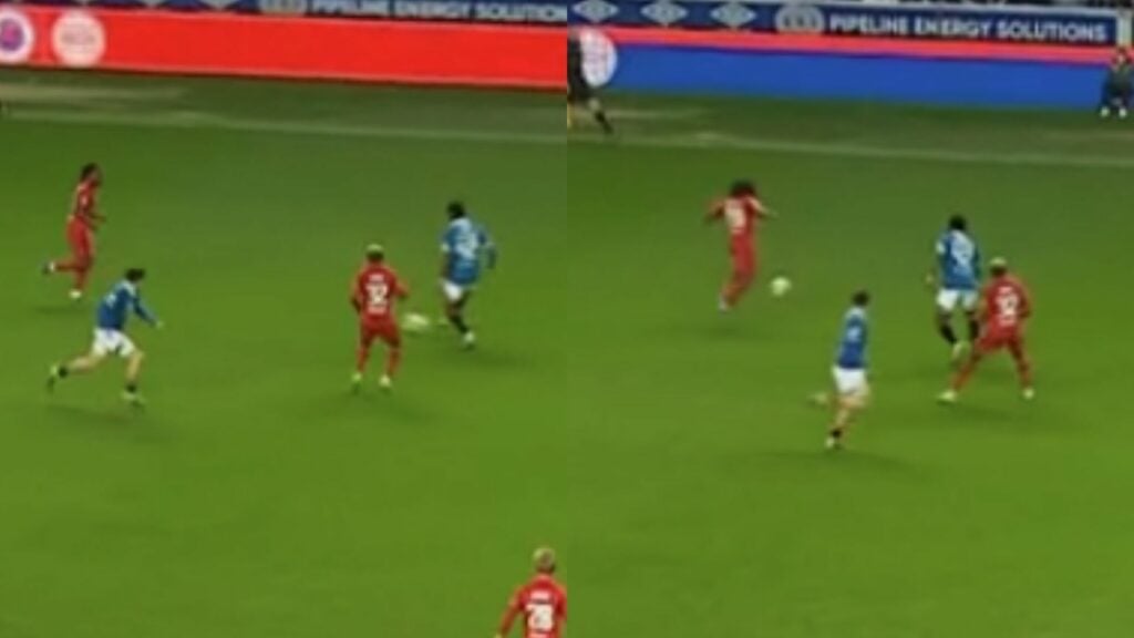 Toyosi Olusanya Rangers vs Aberdeen