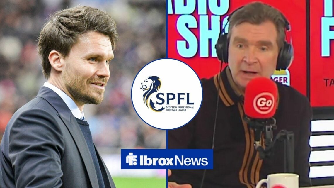 Rangers v S.C. Braga UEFA Europa League Manager Danny Rohl of Rangers during the UEFA Europa League match at Ibrox Stadium, Glasgow with Peter Gran...