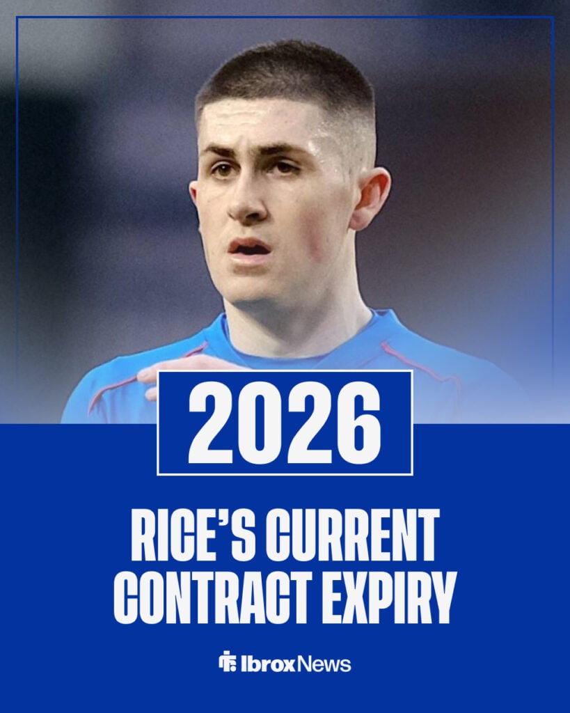 Bailey Rice in action for Rangers.