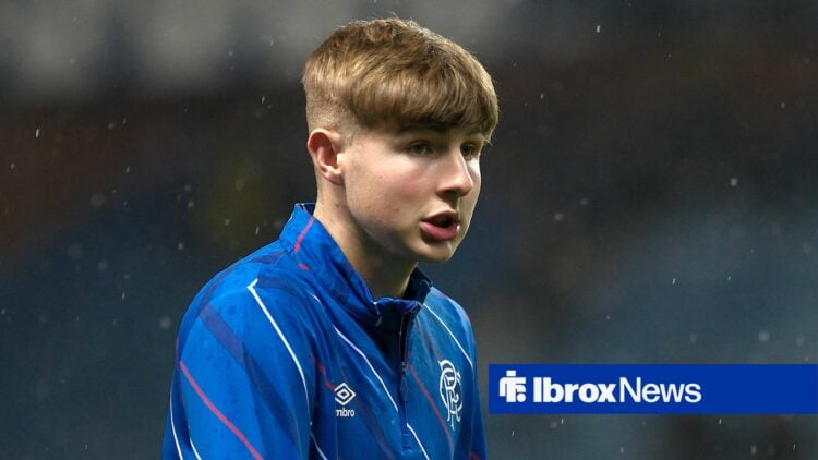 Josh Gentles of Rangers during the UEFA Europa League clash with Ludogorets Razgrad at Ibrox.