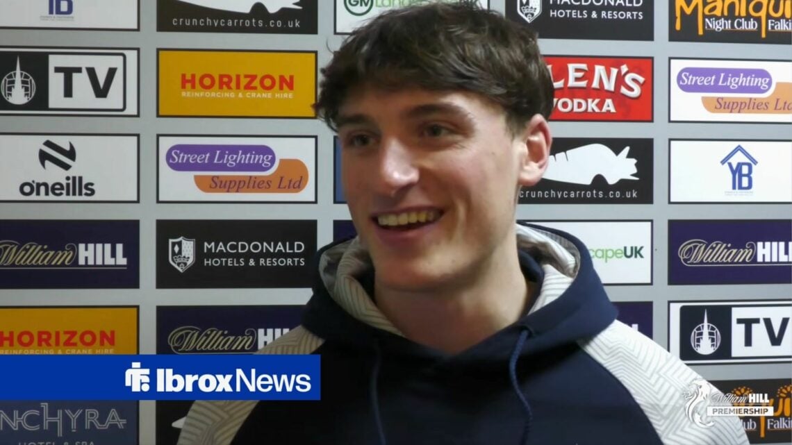 Falkrik striker Barney Stewart