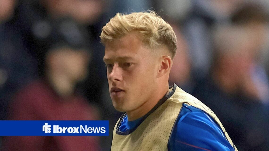 Rangers midfielder Connor Barron