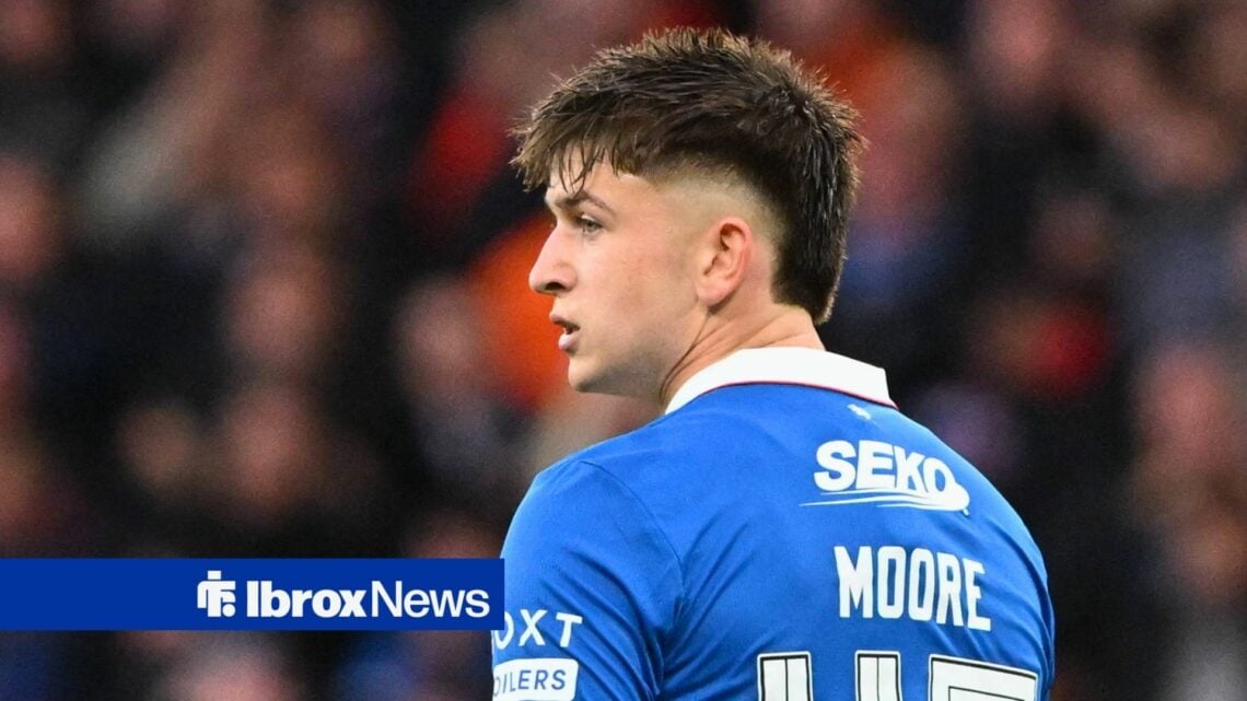 Rangers forward Mikey Moore