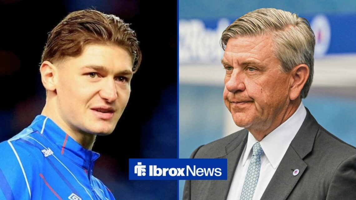 Split image of Rangers striker Ryan Naderi and Andrew Cavenagh