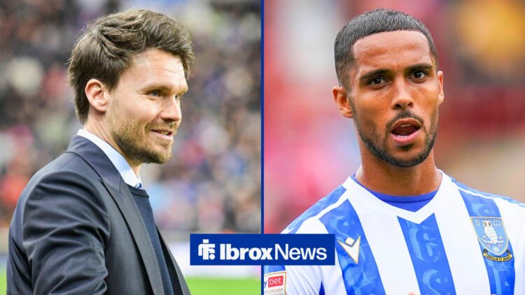 Split image of Rangers manager Danny Rohl and Sheffield Wednesday defender Max Lowe