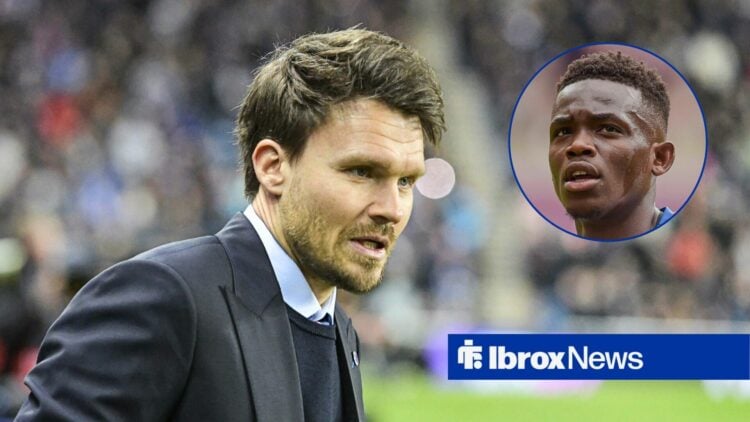 Rangers manager Danny Rohl as main image with Rabbi Matondo in circular inset on right