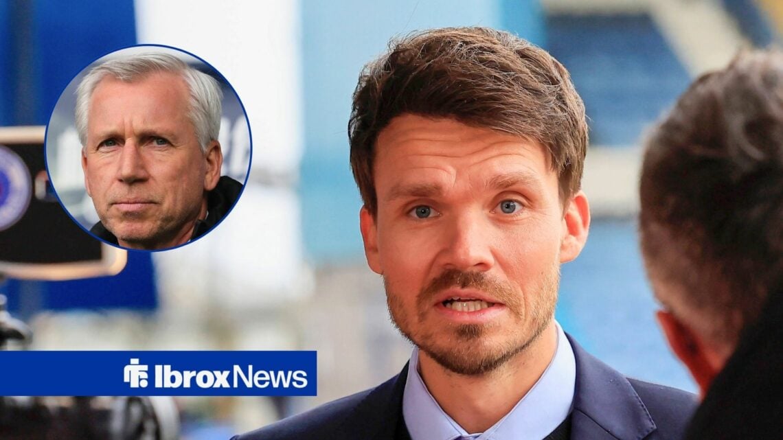 Rangers manager Danny Rohl as main image and Alan Pardew in circular inset