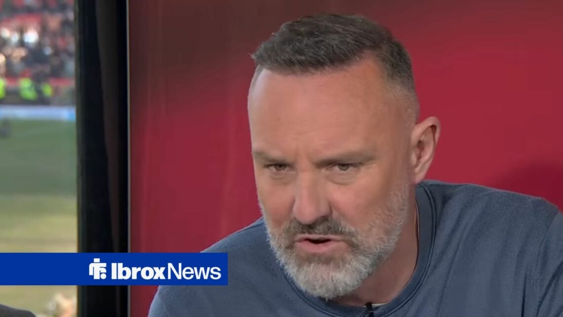 Kris Boyd working as a Sky Sports pundit