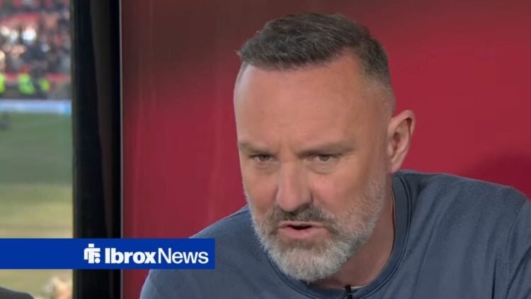 Kris Boyd working as a Sky Sports pundit