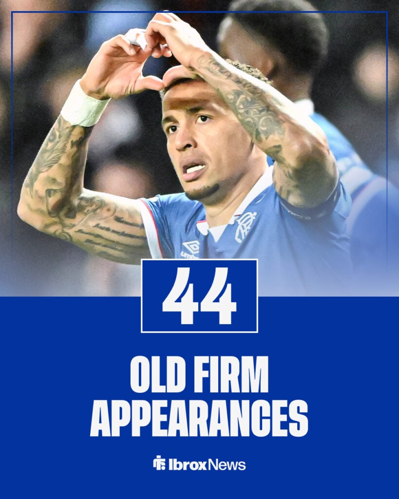 James Tavernier's Old Firm appearances
