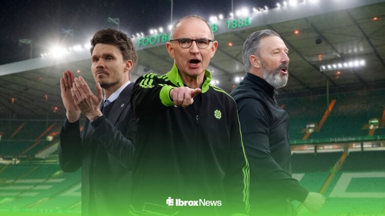 Danny Rohl, Martin O'Neill and Derek McInnes.