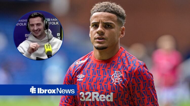 Max Aarons and a circular inset of Kenny McLean.