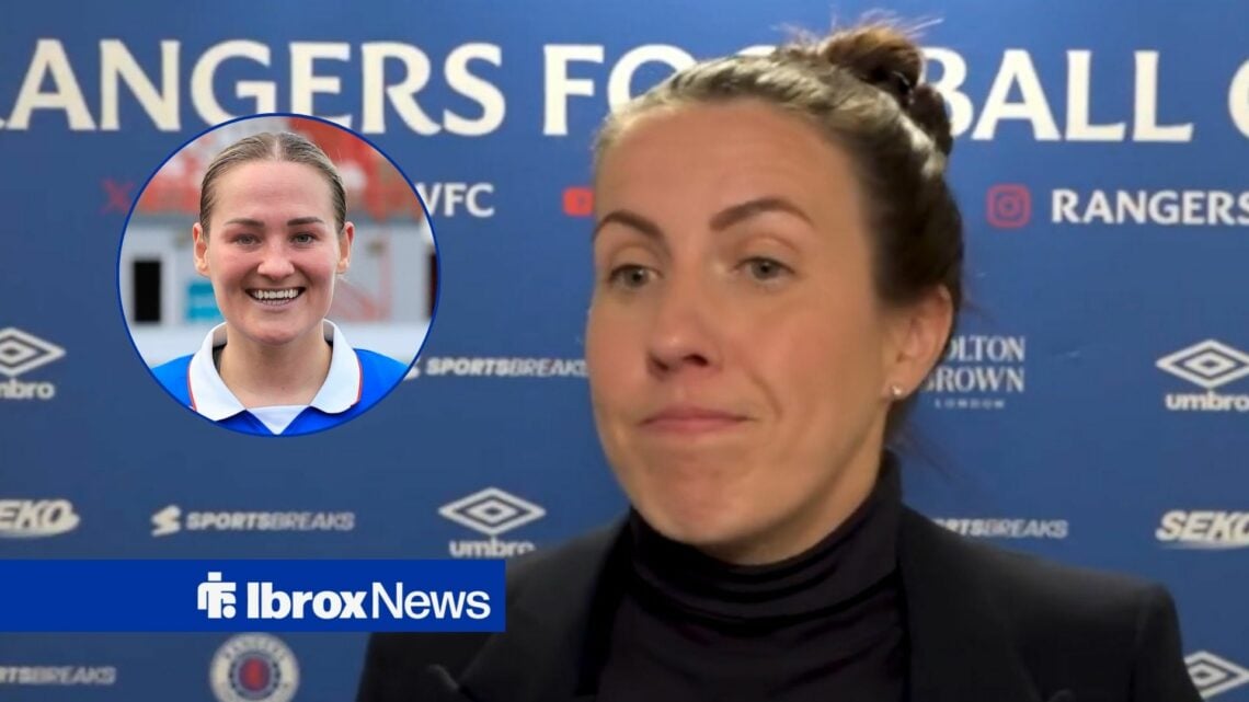 Katie Wilkinson smiles (inset), while Leanne Crichton looks bemused