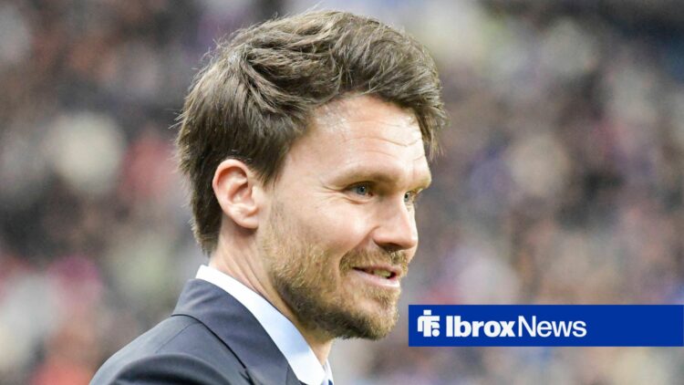 Danny Rohl smiling while working for Rangers