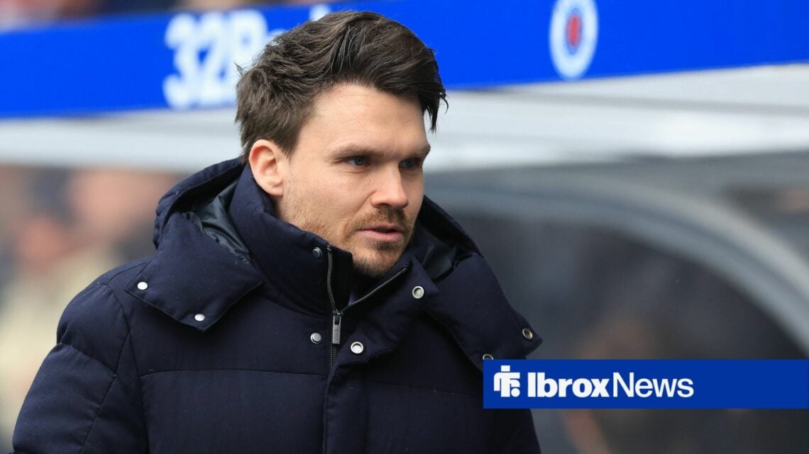 Rangers v Dundee United William Hill Premiership Danny Röhl Rangers Head Coach during the William Hill Premiership match at Ibrox Stadium, Glasgow