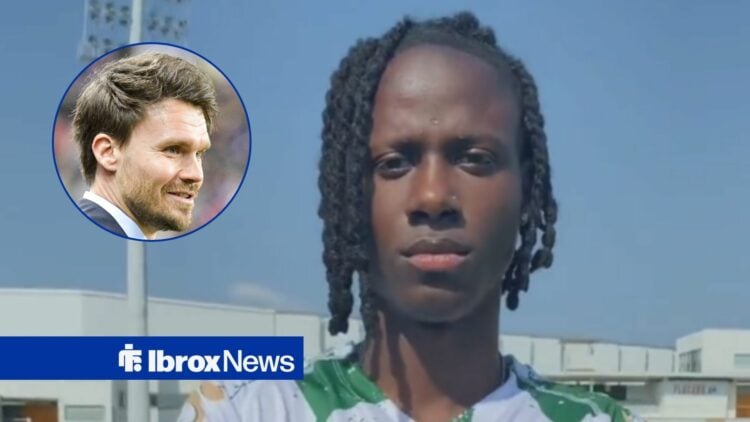 Gilberto Batista at Moreirense with Danny Rohl in circular inset