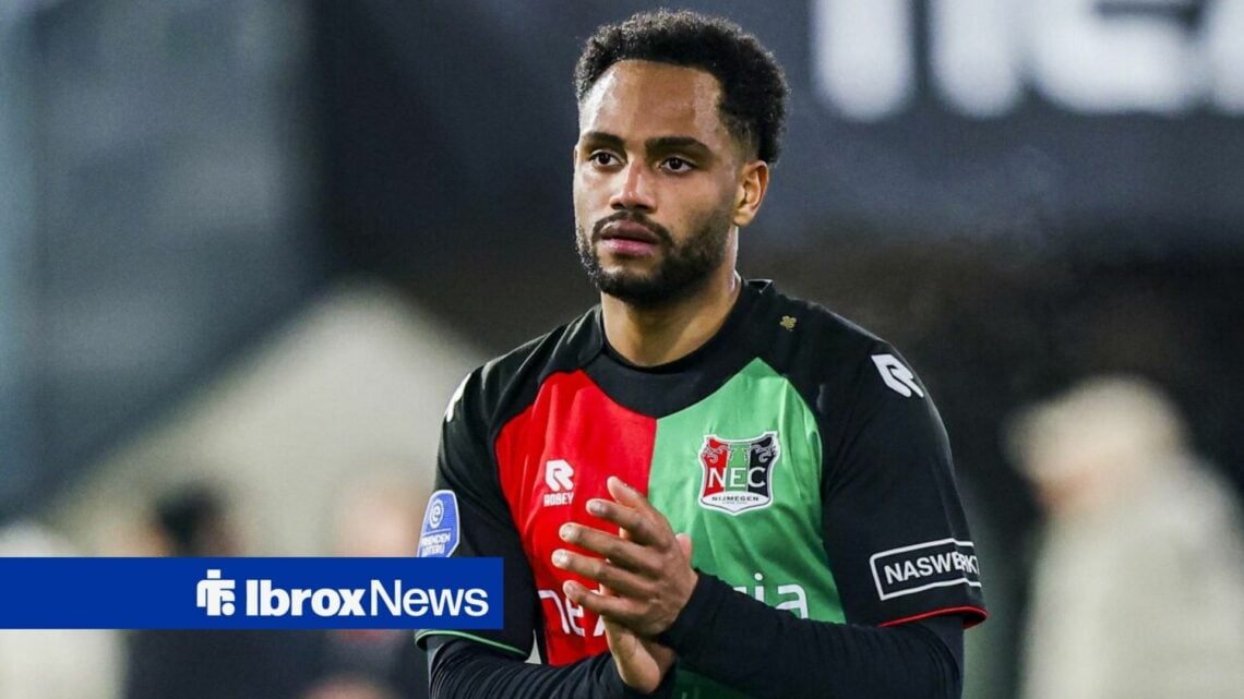 Danilo playing for NEC Nijmegen on 2 February, 2025