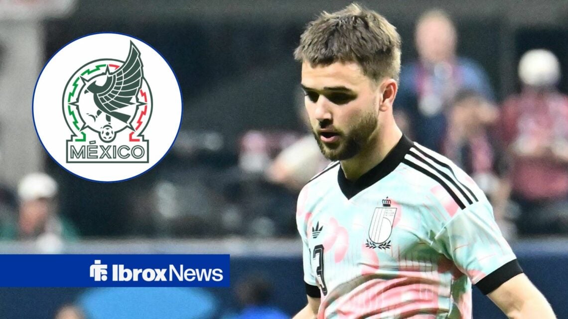 Nicolas Raskin midfielder of Belgium in action during the friendly game between United States of America and Belgium as part of a pre-World Cup 202...