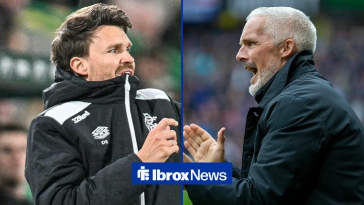 Danny Rohl and Jim Goodwin stood alongside each other.